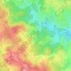Mappa topografica Laumond, altitudine, rilievo