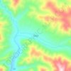 Mappa topografica 尕朵乡, altitudine, rilievo