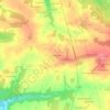 Mappa topografica Le Pellegrain, altitudine, rilievo
