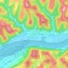 Mappa topografica Sardis, altitudine, rilievo