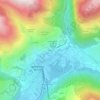 Mappa topografica La Cote, altitudine, rilievo