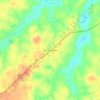 Mappa topografica West Philadelphia, altitudine, rilievo