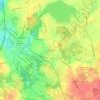Mappa topografica Springdale, altitudine, rilievo