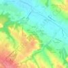 Mappa topografica Chartreuse, altitudine, rilievo