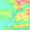 Mappa topografica Amasya, altitudine, rilievo