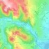 Mappa topografica L'Argentière, altitudine, rilievo