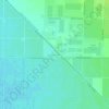 Mappa topografica Hights Corner, altitudine, rilievo