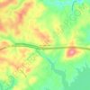 Mappa topografica Mountain View, altitudine, rilievo