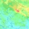 Mappa topografica Les Métairies, altitudine, rilievo