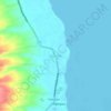 Mappa topografica Dela Paz, altitudine, rilievo