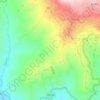 Mappa topografica Contrada Giannino, altitudine, rilievo