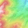 Mappa topografica Les Fingères d'en Haut, altitudine, rilievo