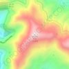 Mappa topografica Mount Islip, altitudine, rilievo