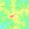 Mappa topografica Nebo, altitudine, rilievo