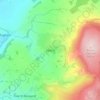 Mappa topografica Abdon, altitudine, rilievo