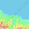 Mappa topografica Trabzon, altitudine, rilievo