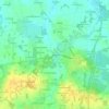 Mappa topografica Boisdon, altitudine, rilievo