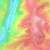 Mappa topografica L'Eteignère, altitudine, rilievo