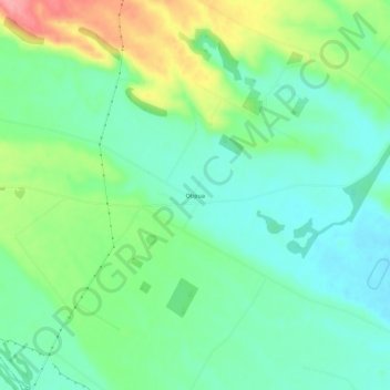 Mappa topografica Otipua, altitudine, rilievo