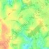 Mappa topografica Les Aigrefeuilles d'en Bas, altitudine, rilievo