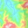 Mappa topografica Obi, altitudine, rilievo