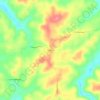 Mappa topografica Newark, altitudine, rilievo