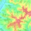 Mappa topografica Chenevière, altitudine, rilievo