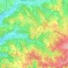 Mappa topografica Campagnac, altitudine, rilievo