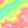 Mappa topografica Mungurral, altitudine, rilievo