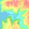 Mappa topografica Palshet, altitudine, rilievo