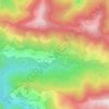 Mappa topografica Mourouet, altitudine, rilievo