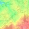 Mappa topografica Olivet, altitudine, rilievo