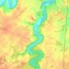 Mappa topografica La Richardière, altitudine, rilievo