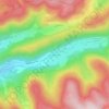 Mappa topografica Les Quatre Sous, altitudine, rilievo