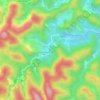 Mappa topografica Santa Maria, altitudine, rilievo