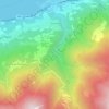 Mappa topografica Nebbia, altitudine, rilievo