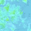 Mappa topografica Bayville, altitudine, rilievo
