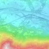 Mappa topografica Roncaglie, altitudine, rilievo