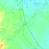 Mappa topografica Bunnlevel, altitudine, rilievo