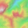 Mappa topografica Mount Tuminungan, altitudine, rilievo
