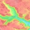 Mappa topografica La Recette, altitudine, rilievo