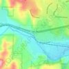 Mappa topografica Lawton, altitudine, rilievo