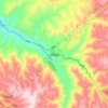 Mappa topografica 双朋西乡, altitudine, rilievo