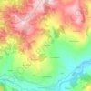 Mappa topografica Casa Sbarra, altitudine, rilievo