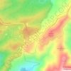 Mappa topografica Love, altitudine, rilievo
