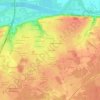 Mappa topografica La Canauderie, altitudine, rilievo