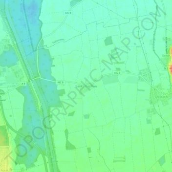 Mappa topografica Sankt Stephan, altitudine, rilievo