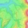 Mappa topografica Le Bois, altitudine, rilievo
