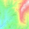 Mappa topografica La Rinconada, altitudine, rilievo