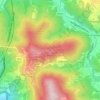 Mappa topografica Pian della Chiesa, altitudine, rilievo